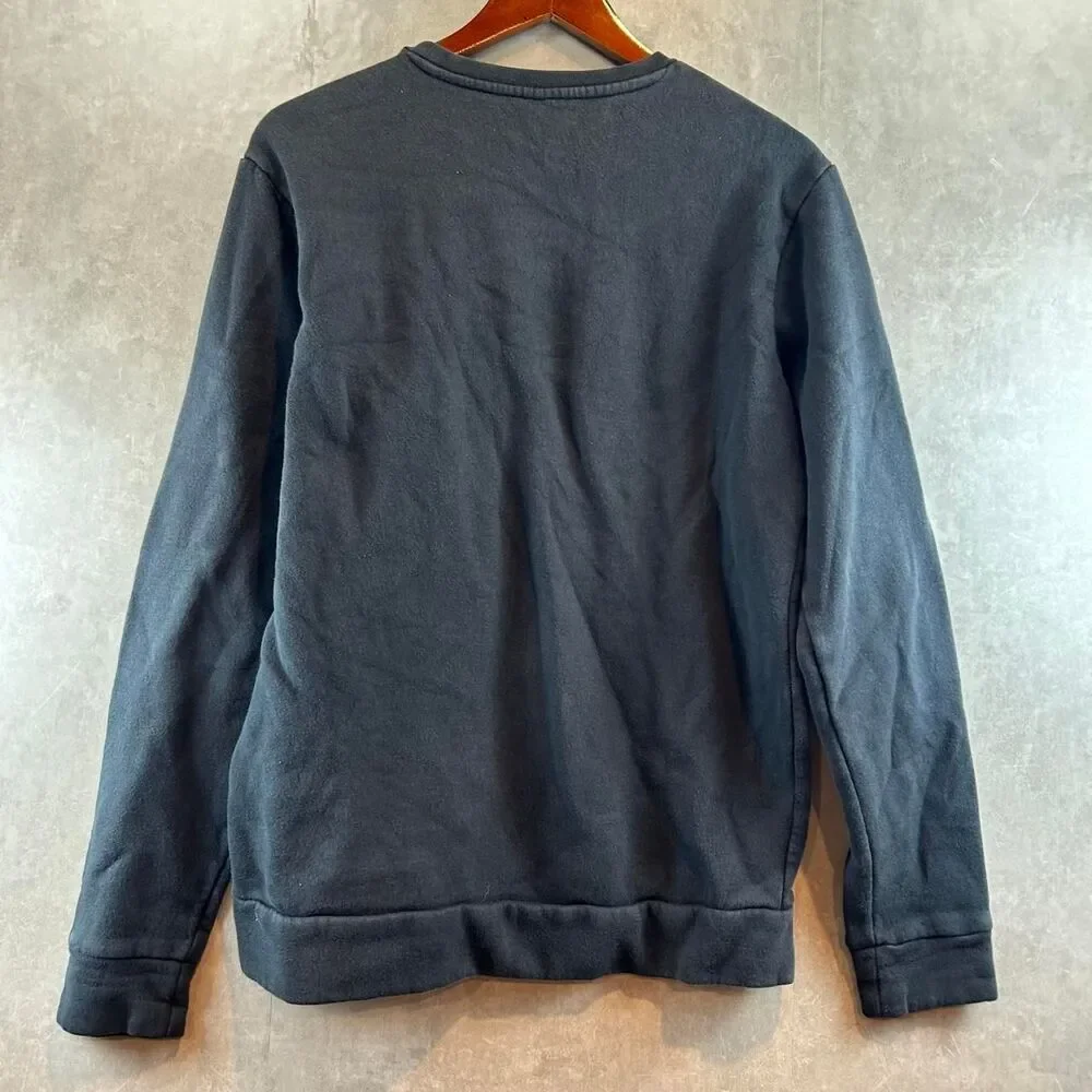 Adidas Men's Black and Grey Sweatshirt